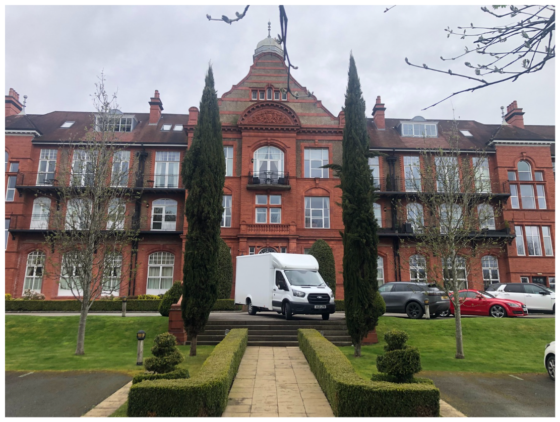 Packed boxes ready for moving